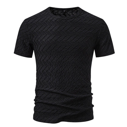 Herren Kurzarmshirt Modern Strukturiert Berlin Style