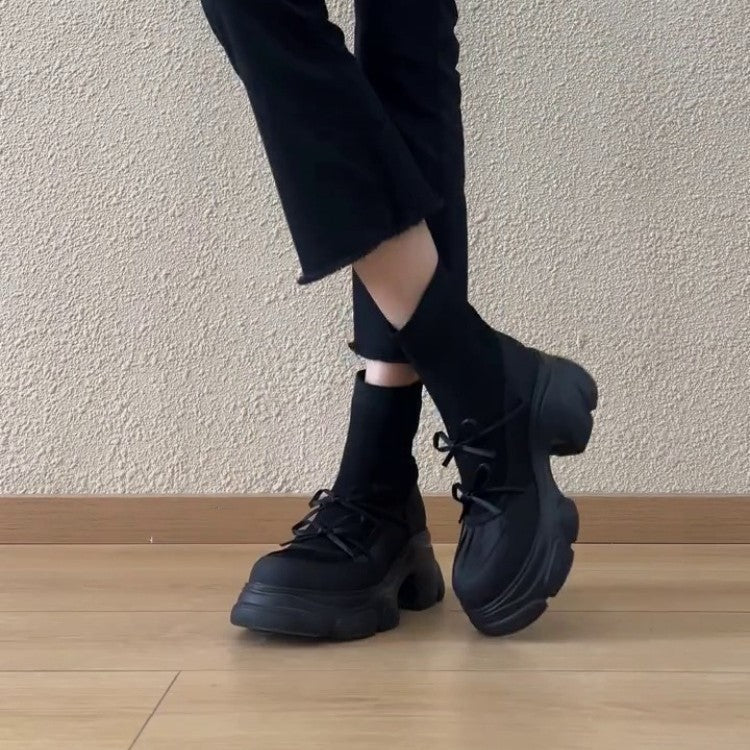 Damen Sneaker High-Top Chunky Sportlich