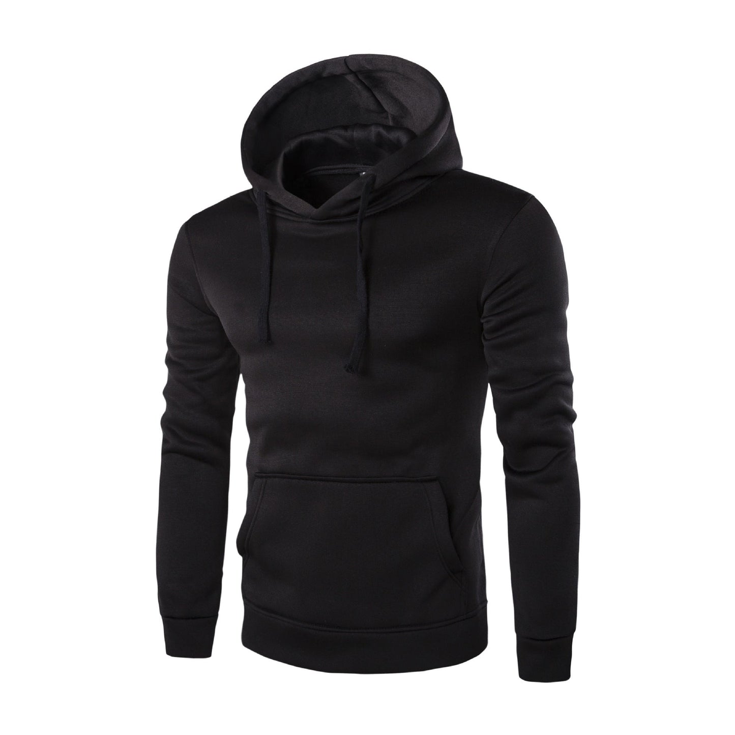 Herren Hoodie Übergroß Kängurutasche Großmaschen Pullover