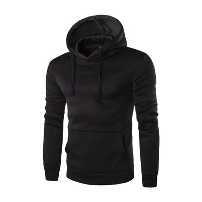 Herren Hoodie Übergroß Kängurutasche Großmaschen Pullover