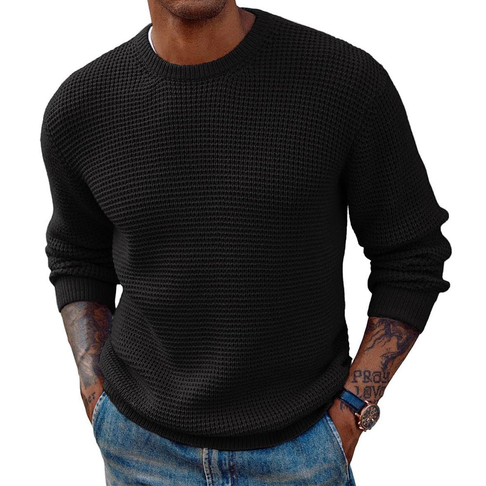 Herren Pullover Strukturiert Großstadt Chic