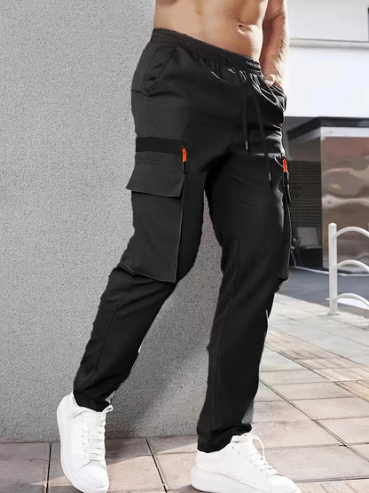 Herren Cargo-Hose Modern Bequem Reißverschluss