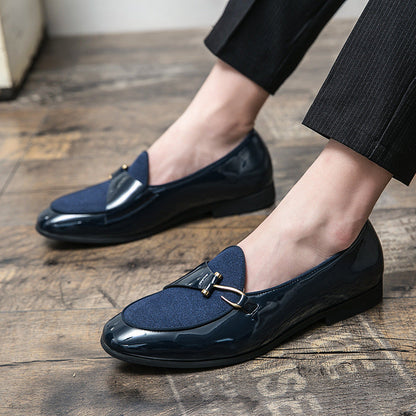 Damen Mokassins Elegante Schuhe mit Luxus Schnalle