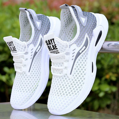 Damen Sneaker Sport Mesh Atmungsaktiv Elastisch