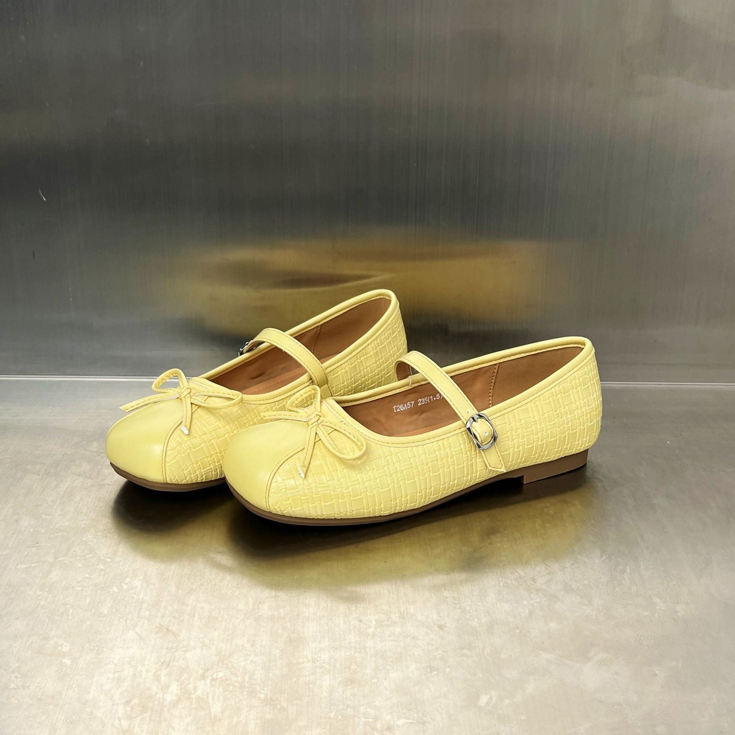 Damen Ballerinas Schleife Comfort Riemchenverschluss - BerlinGlamour