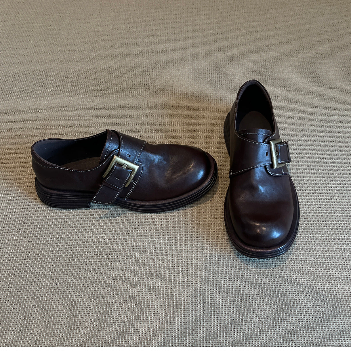 Damen Slipper mit Schnalle Elegant Warm
