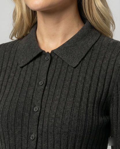 Damen Strickpullover Weich Wolle Dick