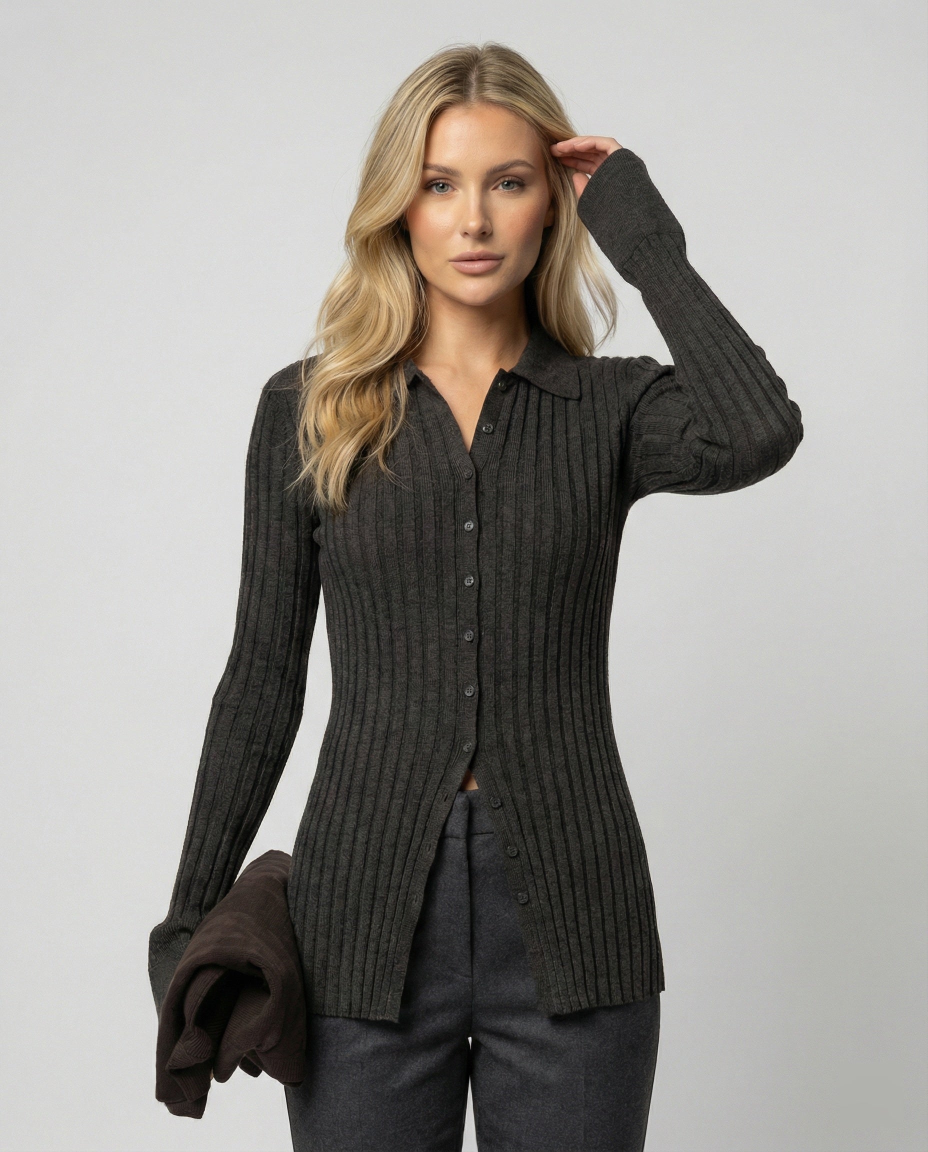 Damen Strickpullover Weich Wolle Dick - BerlinGlamour