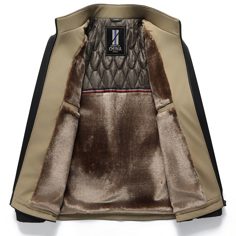 Herren Steppjacke Warm Isoliert Moderne