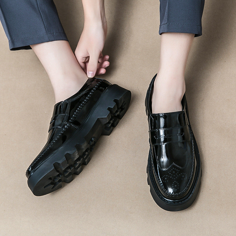 Damen Slipper Lässig Glänzend Lack Schuhe Bequem