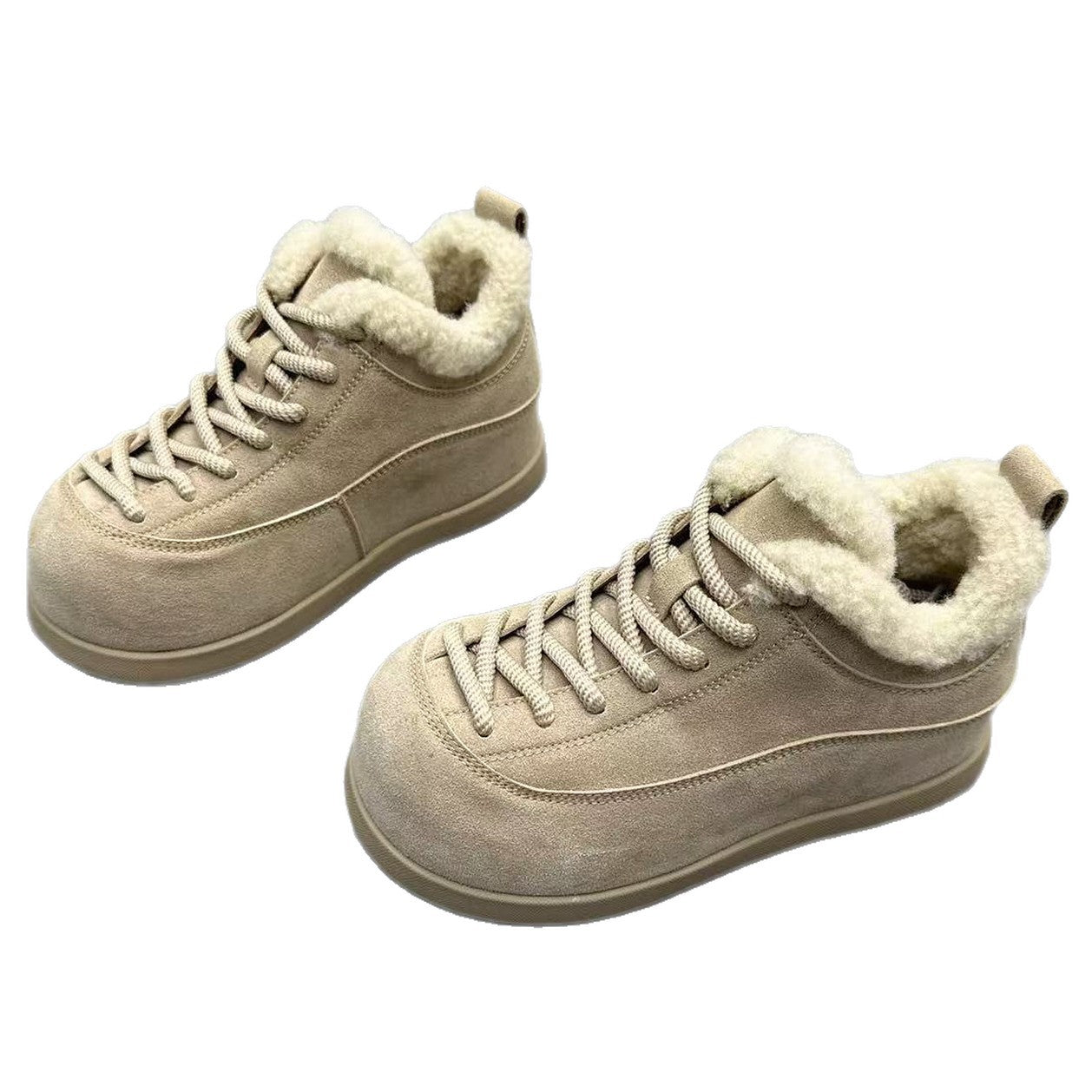 Damen Winterstiefel Warm Flauschig Modisch