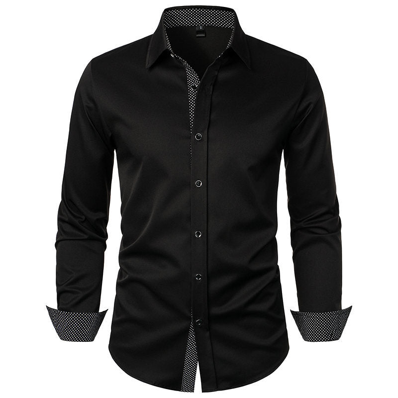 Herren Langarmhemd Modern Slim Fit Elegant Berlin