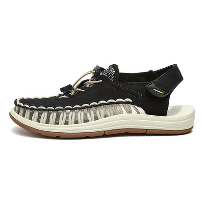 Damen Sport Sandalen Schnellschnürsystem Elastisch Bequem