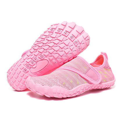 Damen Wasserschuhe Atmungsaktiv Flexibel Schwarz