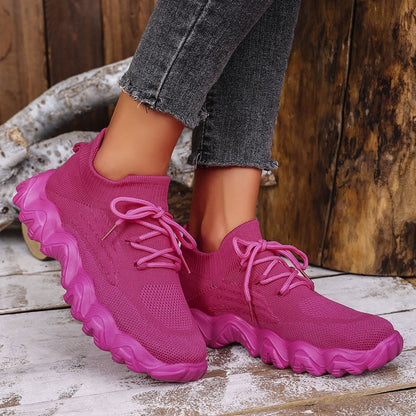 Damen Laufschuhe Sportsneaker Elastisch Rutschfest