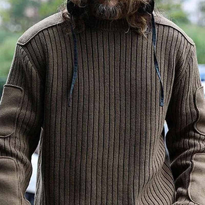 Herren Strickpullover Kapuzenpullover Strukturstoff Modern