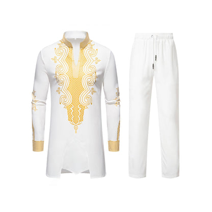 Herren Anzug Elegant Traditionell mit Muster