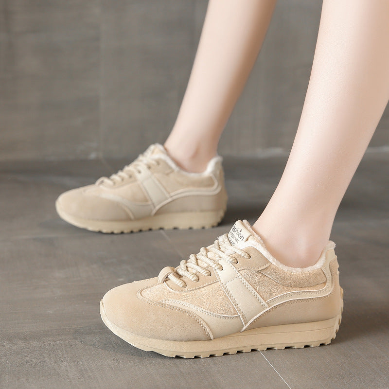 Damen Winter Sneaker Weich Fleece Innenleben Warm