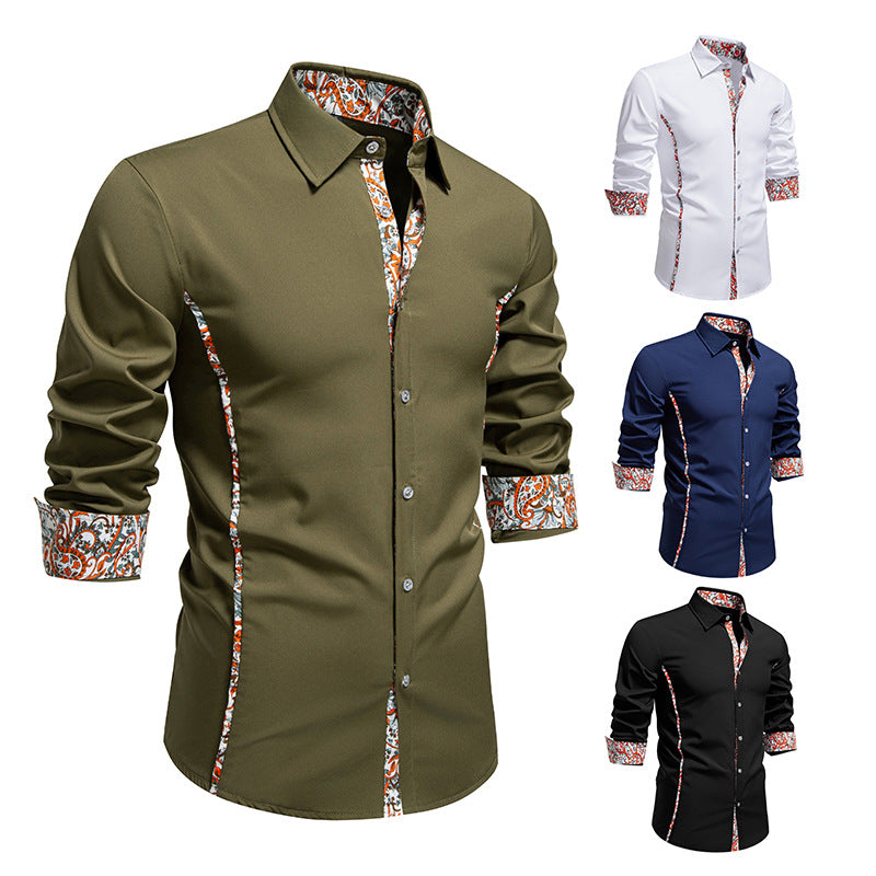 Herren Hemd Langarm Modern Floral_Style Berlin - BerlinGlamour