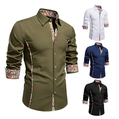 Herren Hemd Langarm Modern Floral_Style Berlin - BerlinGlamour