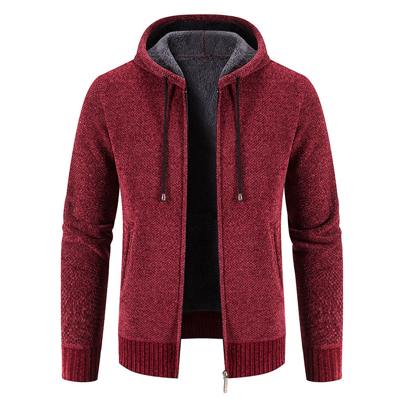 Herren Kapuzenjacke Weich Innenfutter Modern Design