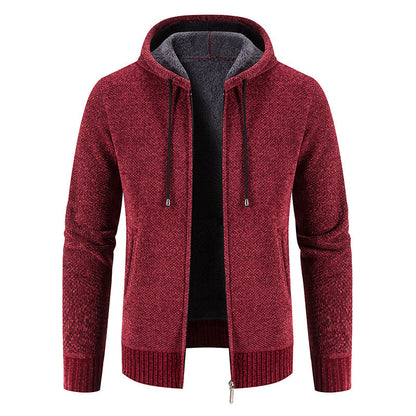 Herren Kapuzenjacke Weich Innenfutter Modern Design