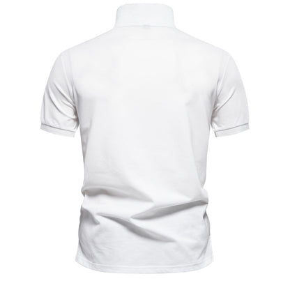 Herren Poloshirt Kurzarm Modern Floral Style