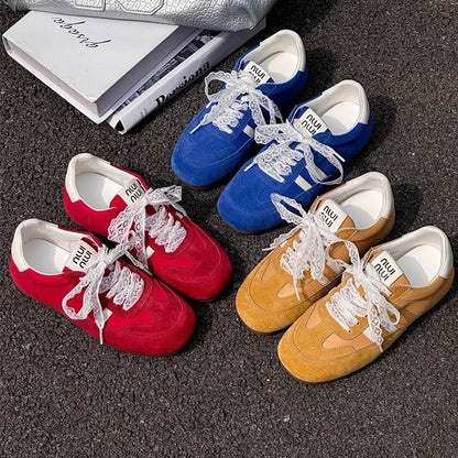 Damen Sneaker Luxus Obermaterial Rutschfeste Sohle - BerlinGlamour