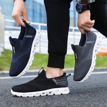 Damen Sneaker Bequem atmungsaktiv Slip-On Schuhe Sportlich