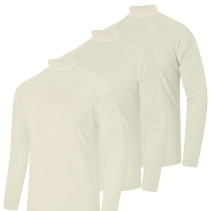 Herren Langarmshirt Elegantes Design Hochkragen