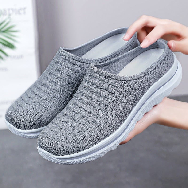 Damen Slip-On Schuhe Atmungsaktiv Leicht Mode