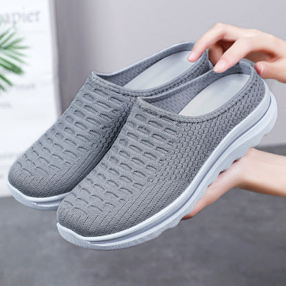 Damen Slip-On Schuhe Atmungsaktiv Leicht Mode