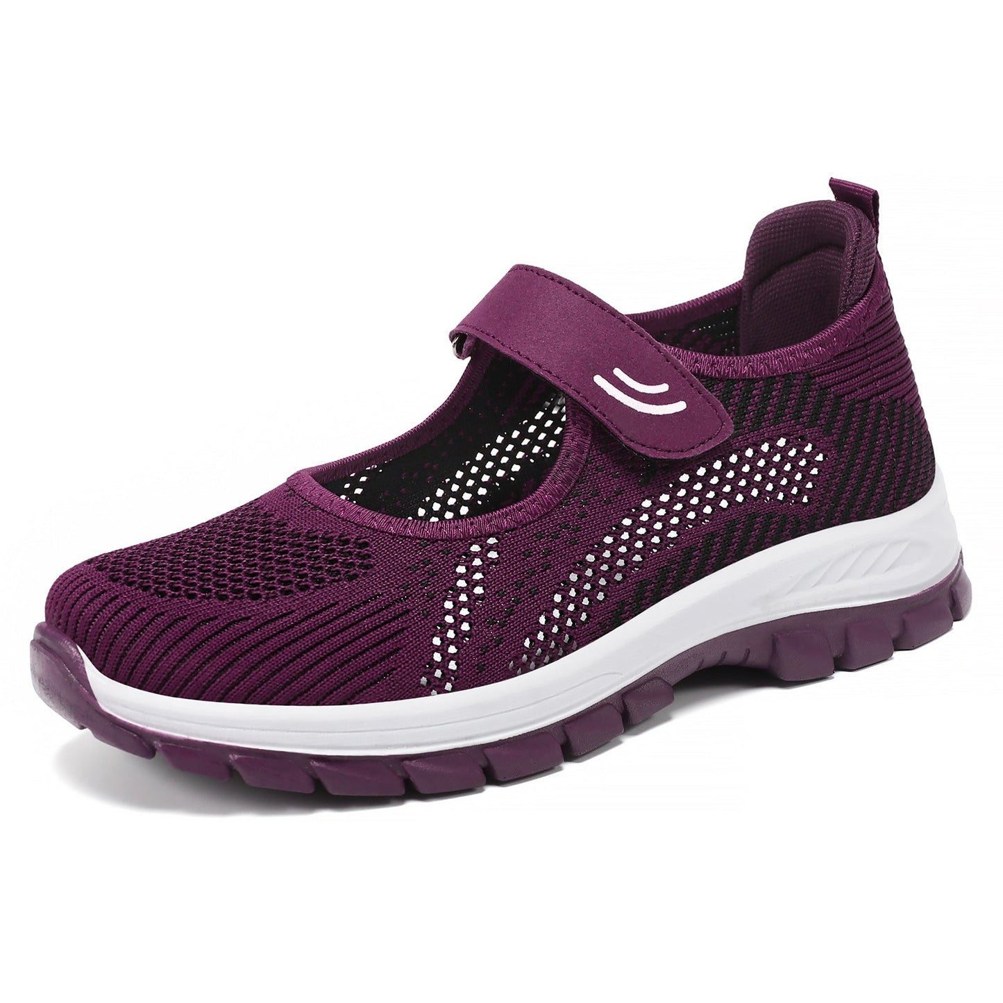 Damen Fitness-Schuhe Atmungsaktiv mit Klettverschluss Sportlich