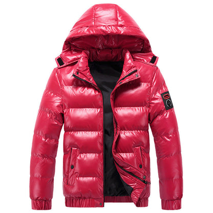 Herren Winterjacke Isolierend Warm Steppdetails Modern