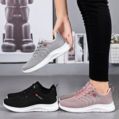 Damen Sportschuhe Atmungsaktiv Strickdesign Sneaker