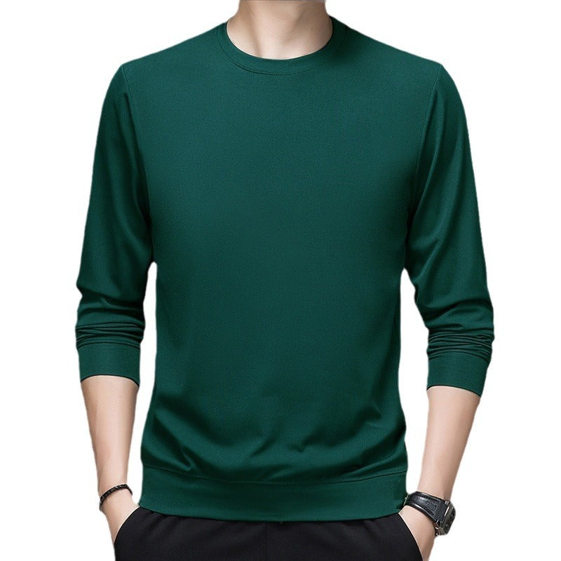 Herren Pullover Funktionsmaterial Warm Rundhals