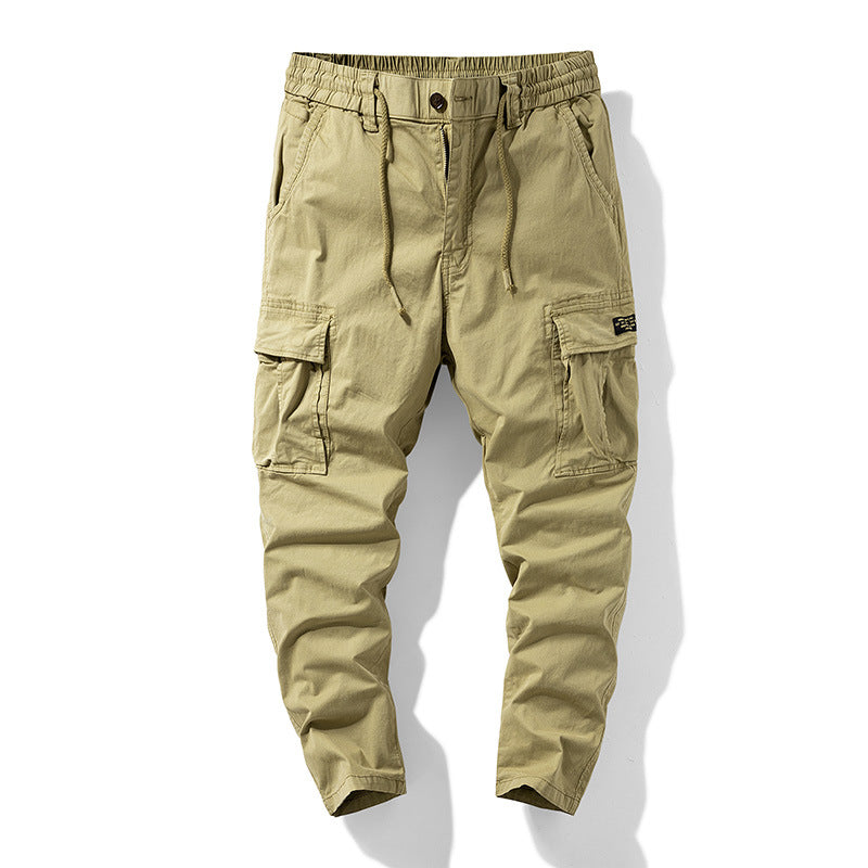 Herren Cargo-Hose Bequem Elegant Grau