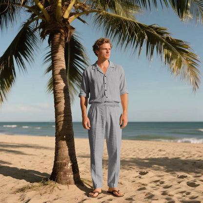 Herren Hemd und Hose Set Modern Elegante Business Kleidung