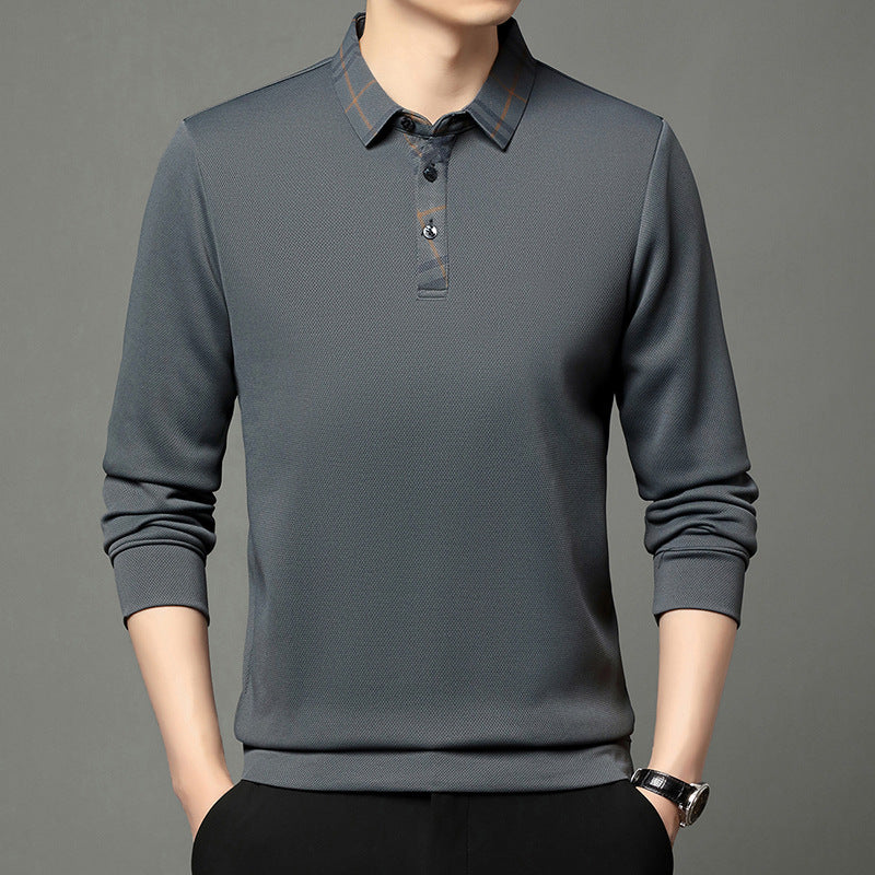 Herren Poloshirt Modern Strukturiert Kragen Qualität