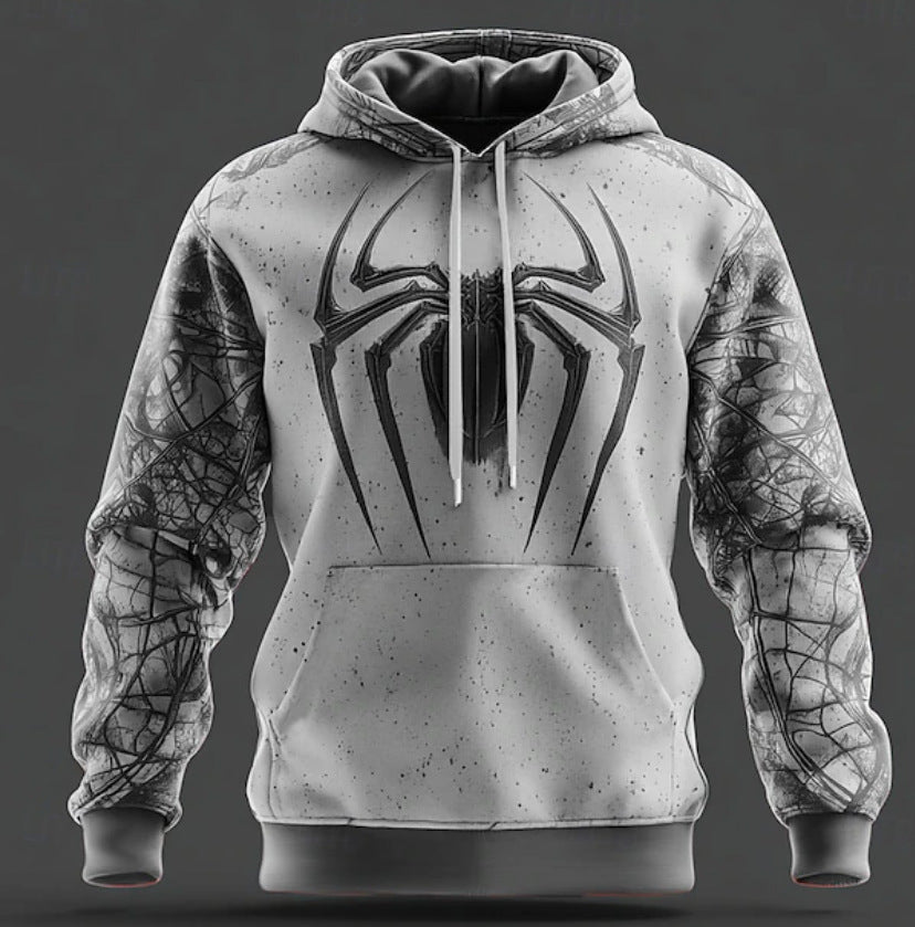 Herren Kapuzenpullover Spiderman Design Modern Sportlich
