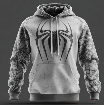 Herren Kapuzenpullover Spiderman Design Modern Sportlich