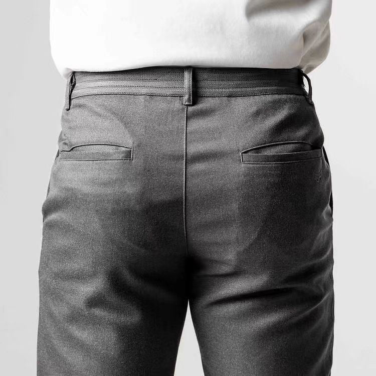 Herren Chino-Hosen Elastisch Modern Mit Taschen