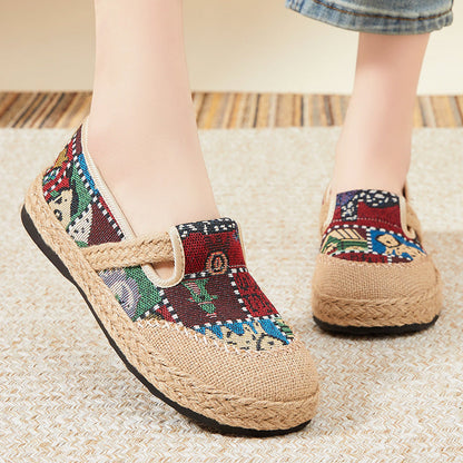 Damen Slippers Bequem Weich mit Buntem Design