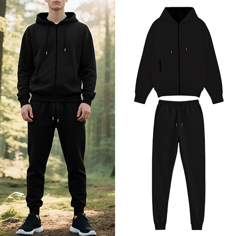 Sportliche Herren Jogginghose Hoodie Set Komfortabel