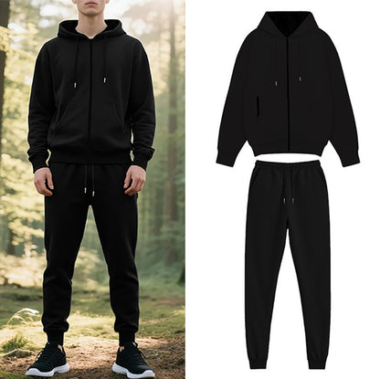 Sportliche Herren Jogginghose Hoodie Set Komfortabel
