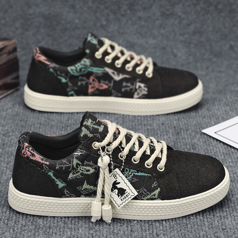 Damen Sneaker Klassisch Canvas Weiße Schuhe Mode