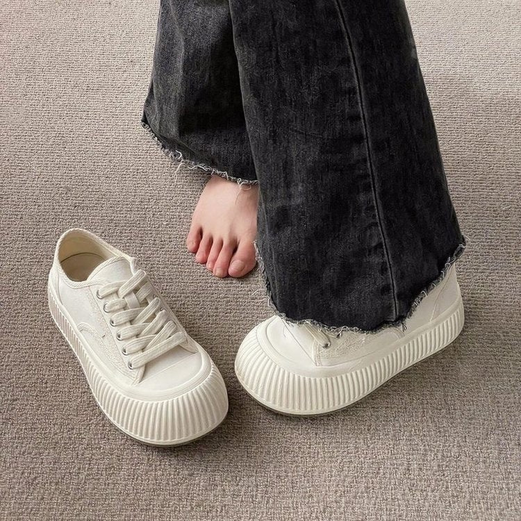 Damen Sneaker Plattform Bequem Dämpfung Elegantes Design