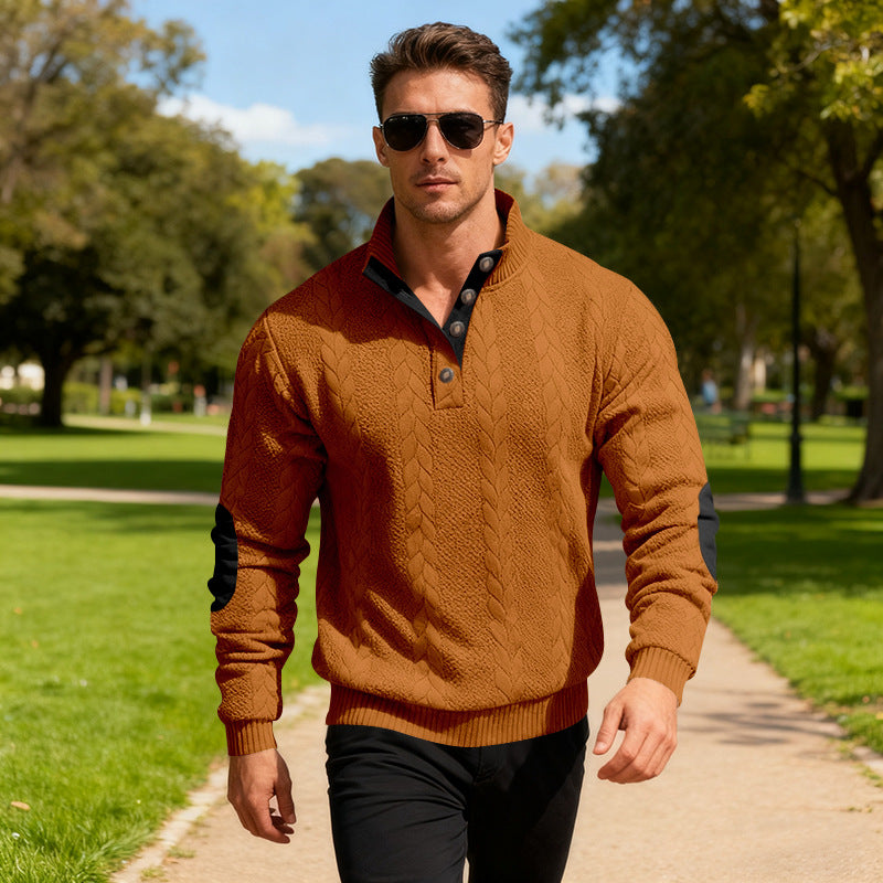 Herren Strickpullover Modern Kragen Elegantes Design