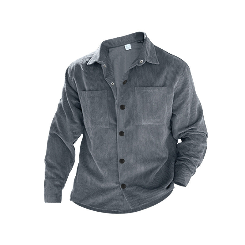 Herren Cordjacke Braun Elegant