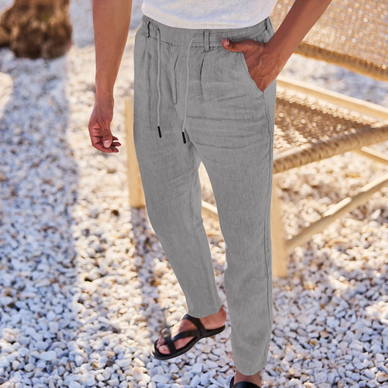 Bequeme Herrenhosen mit verstellbarem Bund Komfort Hose
